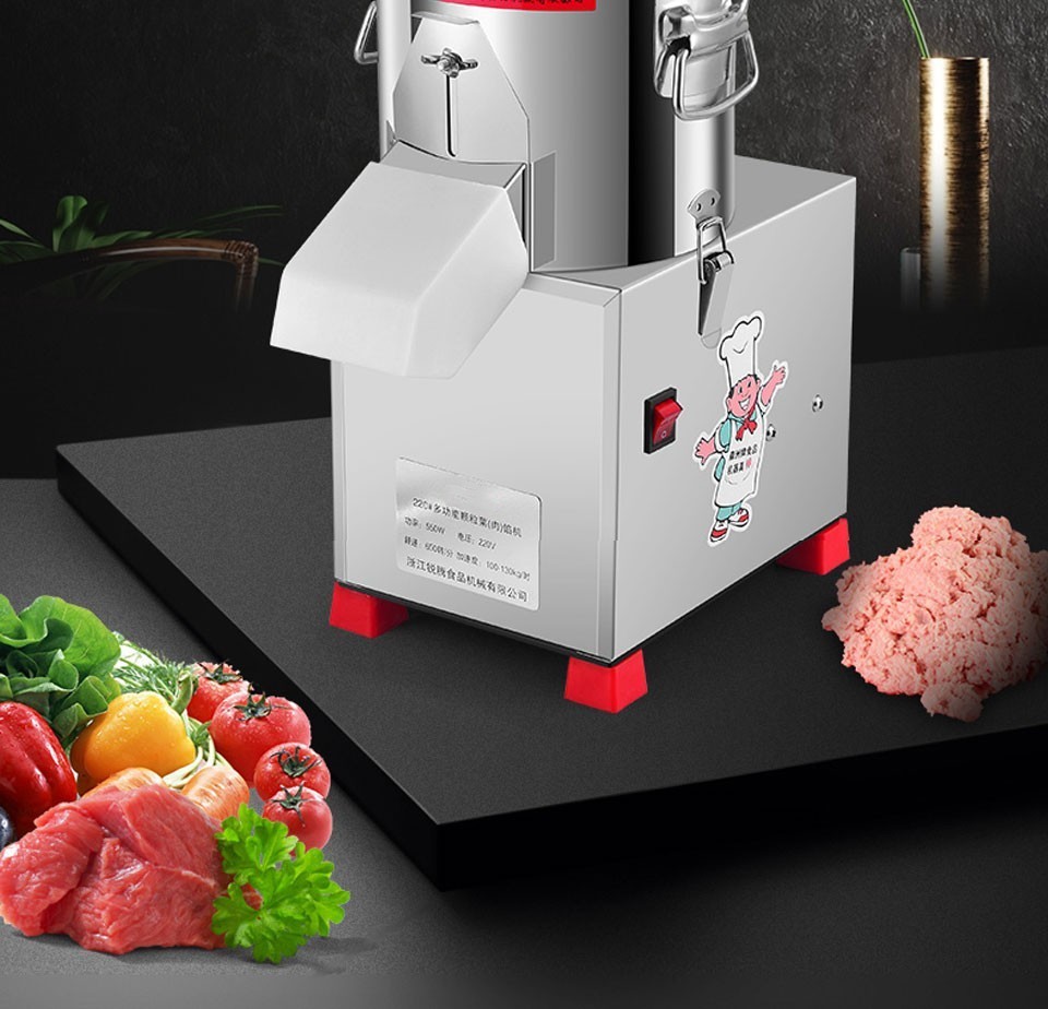美俸商用切菜机食堂用电动碎菜机绞菜机喂鸡菜馅机剁菜机辣椒大蒜绞肉
