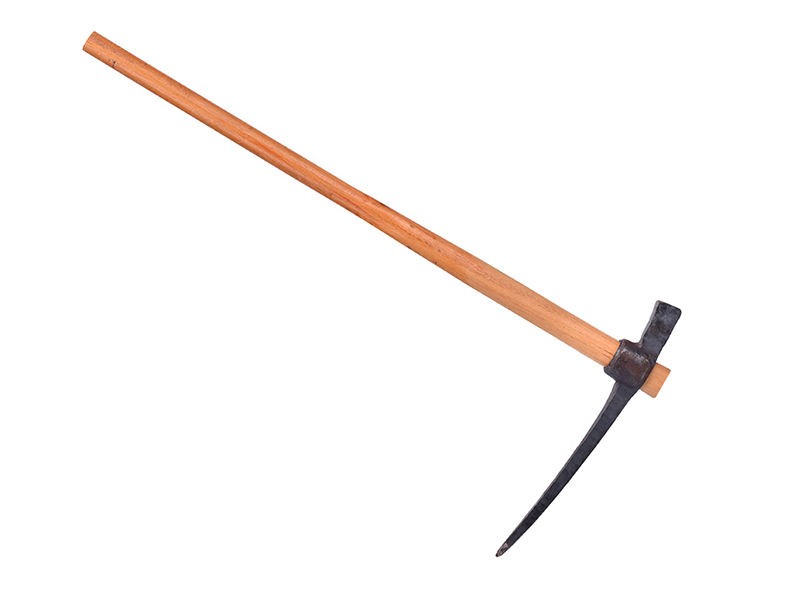 户外洋镐 镐头十字铁镐带柄登山镐开山镐 农用镐子开荒工具镐 锻打挖