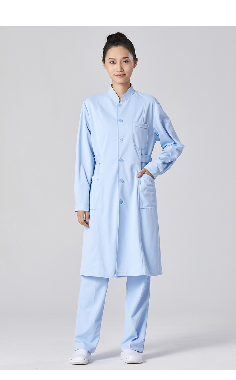 缔鲸dijing医生服男女长短袖立领白大褂口腔医院牙科诊所医护工作服印