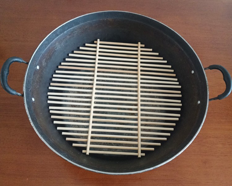 竹篦子竹蒸片家用蒸馍热馒头架子圆形无金属柳钉塑料蒸锅蒸架蒸格铆钉