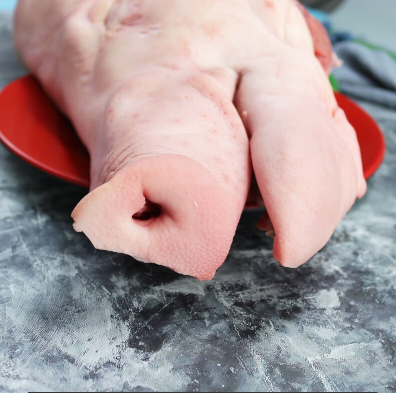 5斤带骨带耳朵卤猪头肉酱猪肉食材生鲜猪肉【图片 价格 品牌 报价】