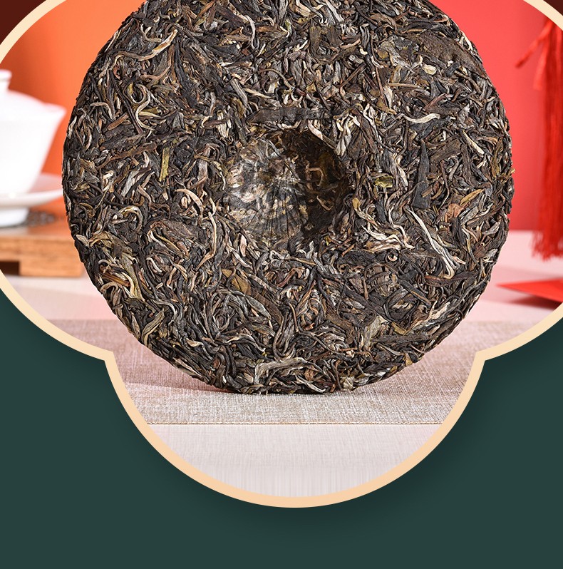 览峰 赢虎赢春生肖饼普洱茶生茶勐海大树茶357克/饼【图片 价格 品牌
