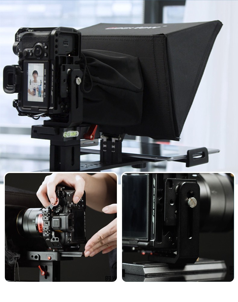 bestview百视悦t12提词器便携式折叠提词器抖音直播手机单反相机微单