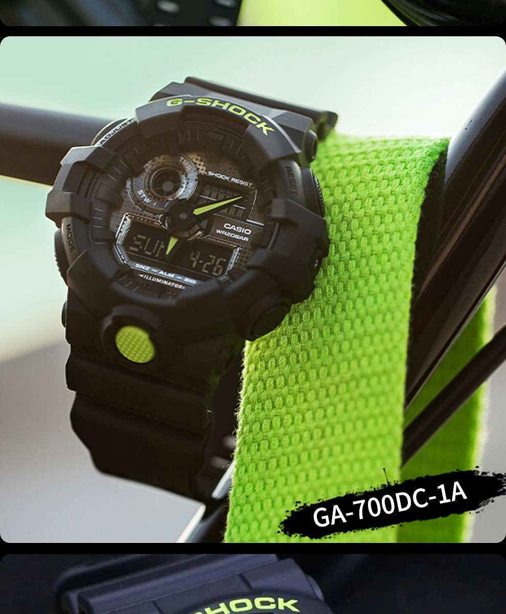卡西欧casio男表gshock2020硬碰硬系列防震防水运动手表男ga700dc1a