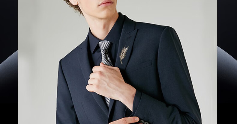 yunsijun 轻奢品牌高档西装麦穗胸针装饰个性配饰简约别针胸花 麦穗