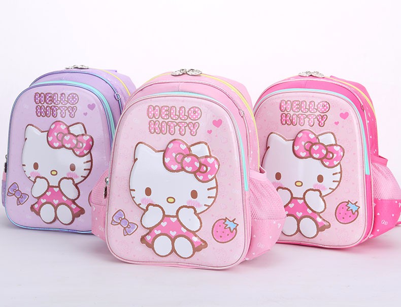 汉沽hellokitty凯蒂猫幼儿园书包小学生女童可爱女孩儿童轻便减负双肩