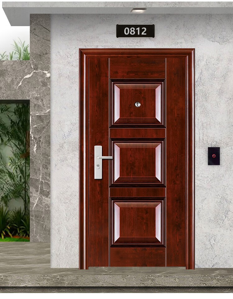 质尊 单开住宅小区办公楼学校防盗防蛀入户平开门可定制fdm203 每平方