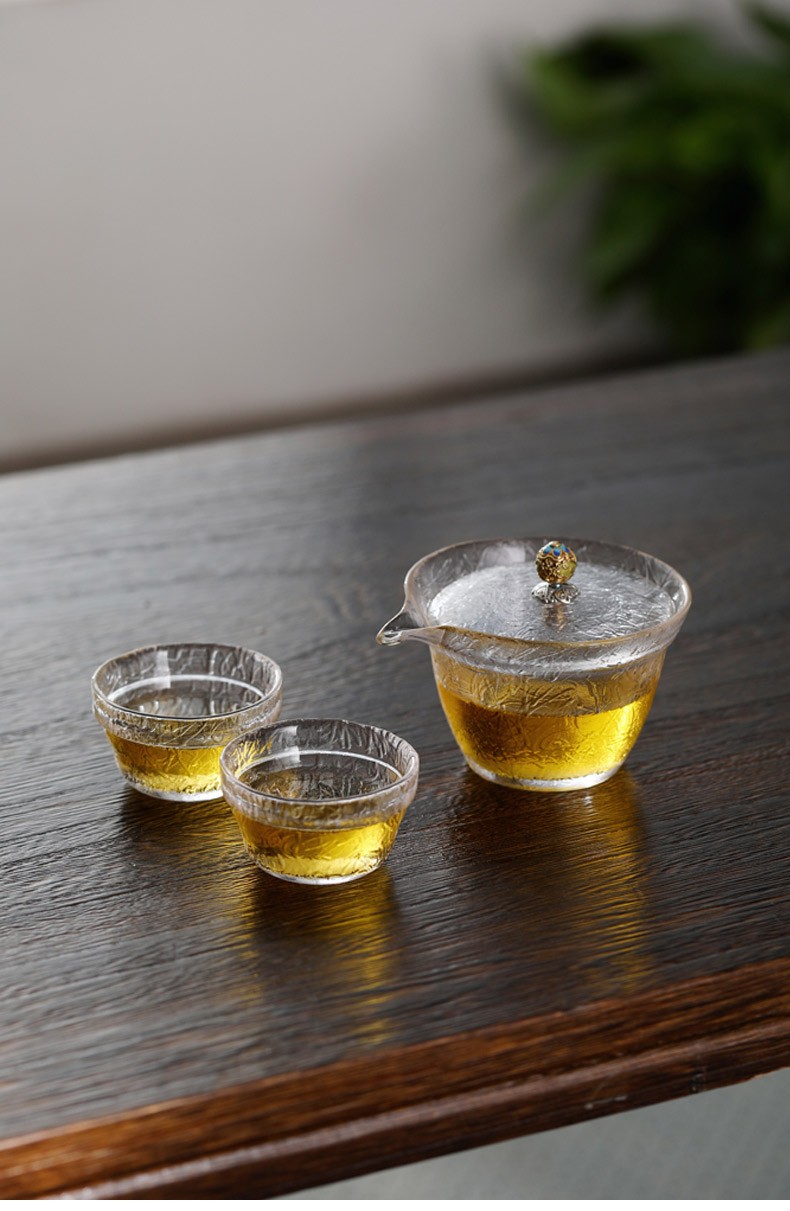 初雪便携茶具套装一壶两杯小套茶杯单人户外旅行快客杯功夫茶茶具快客