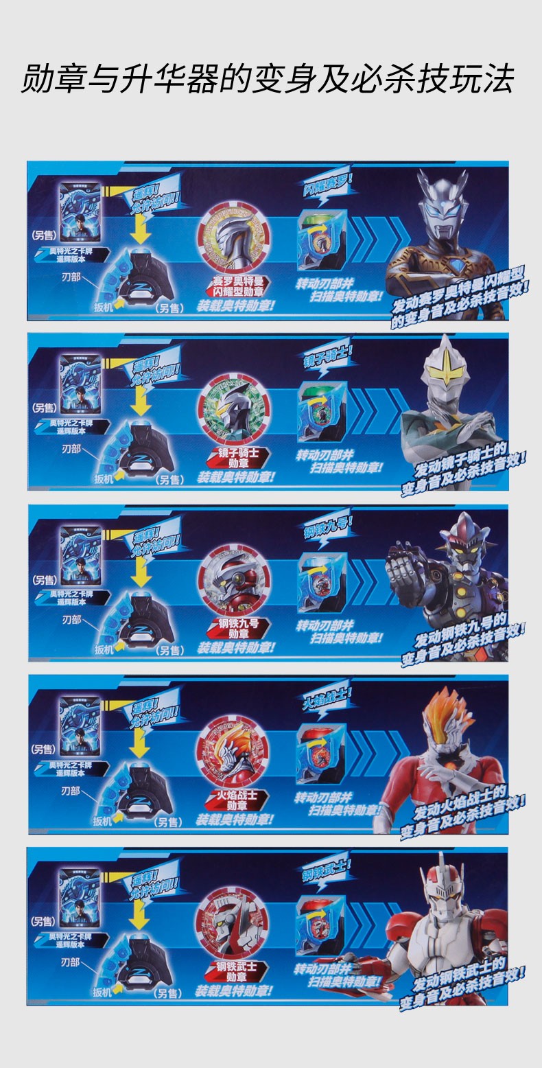 赛罗奥特曼 奥特暗之卡牌与奥特勋章赛雷布洛套装【图片 价