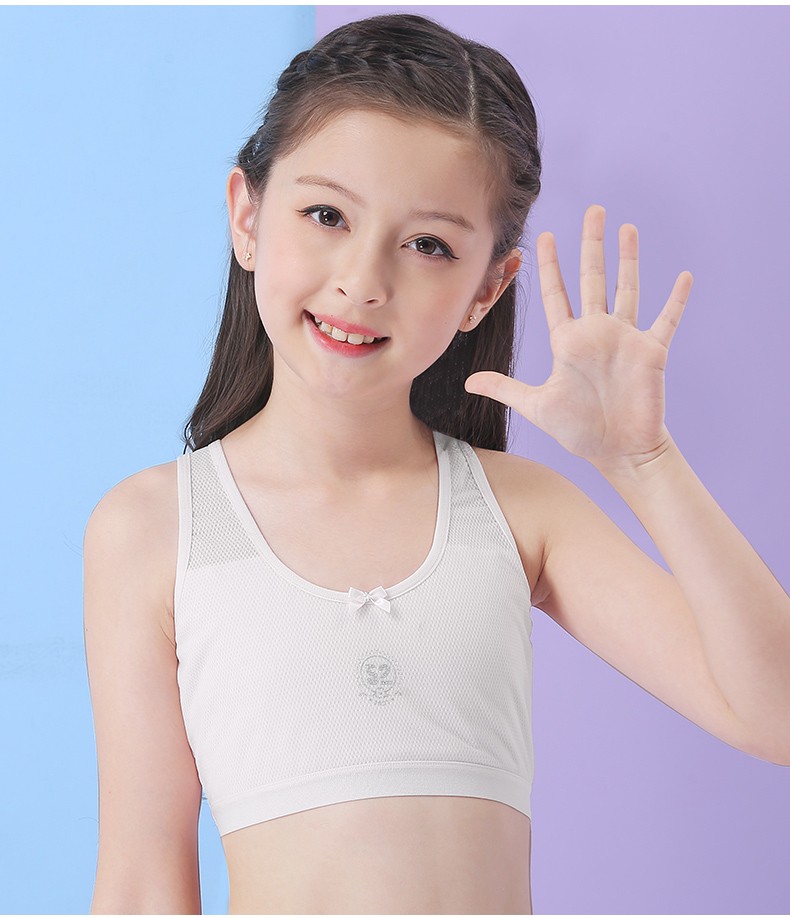 活力四射2件装少女文胸发育期小女孩儿童抹胸912岁小学生小背心女童薄