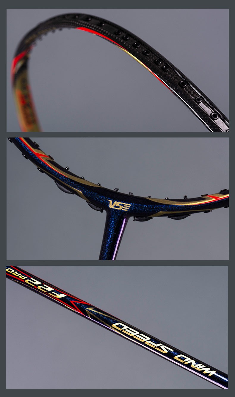 威臣vs羽毛球拍venson比赛暴力进攻拍高刚性高弹性碳纤维珠光漆单拍