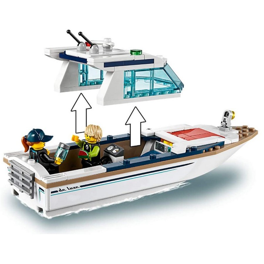 乐高lego积木城市系列city阳光潜水艇60221儿童玩具男孩女孩礼物