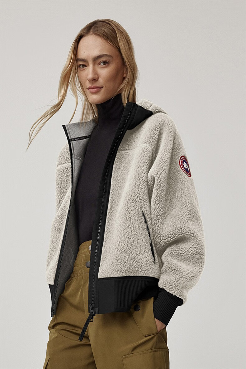 canada goose加拿大鹅 simcoe女士羊羔绒连帽衫抓绒外套 7016w 61