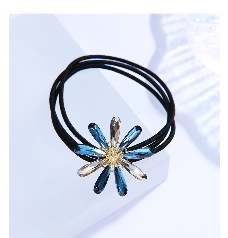 卡玛伦轻奢品牌头绳女韩国网红小雏菊发绳简约气质百搭发圈扎头发橡皮