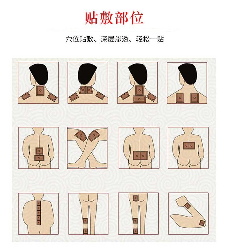 仙佑传统手工黑膏贴腱鞘颈椎肩周腰腿疼痛关节小老黑
