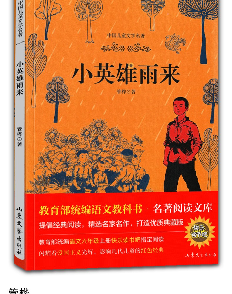 小英雄雨来幼儿图书早教书故事书山东文艺出版社
