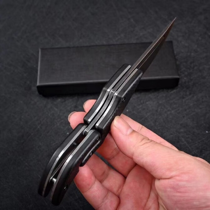 户外折叠随身刀防身机械叠刀折外户小刀果水刀随身便携防身刀具高硬度