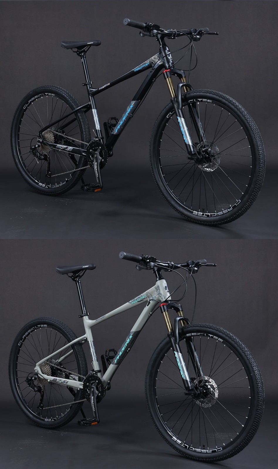 凤凰phoenix33速275寸山地自行车铝合金油碟变速越野学生成人男女竞速