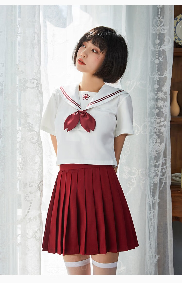霏慕情趣内衣女樱花软妹日系水手服sm制服诱惑角色扮演学妹校服百褶裙