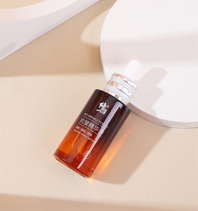 修正抗皱精华液男女士抬头纹法令纹断纹肌底液 40ml/瓶【图片 价格