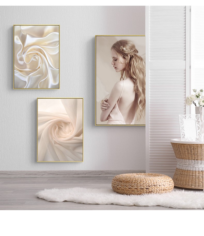 科芝美式轻奢挂画美容院壁画酒店卧室客厅走廊过道装饰画高端大气卧室