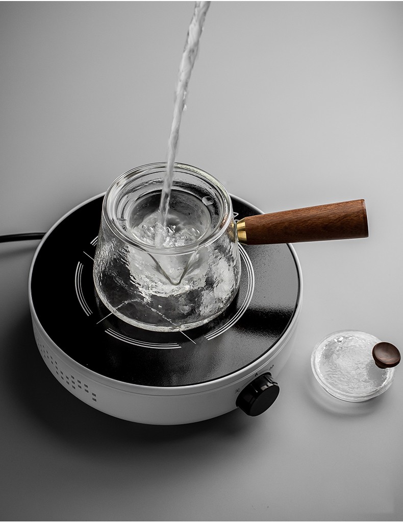 zppsn耐高温玻璃蒸煮茶壶电陶炉煮茶器套装蒸汽蒸茶器全自动家用办公