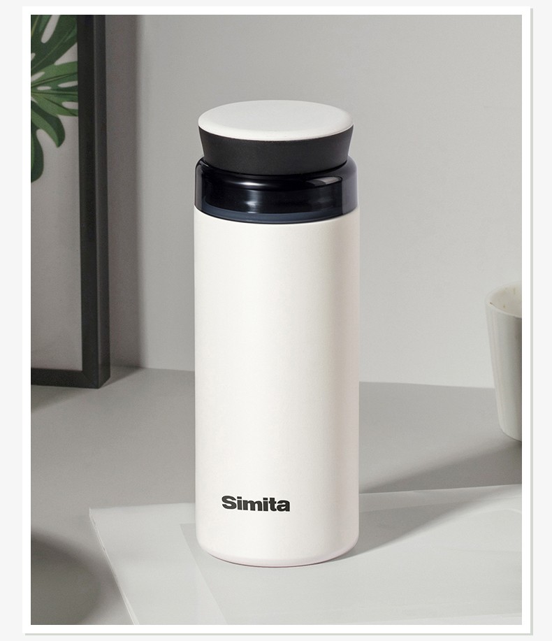 施密特simita保温杯男女316不锈钢水杯时尚潮流泡茶杯子保温杯双层