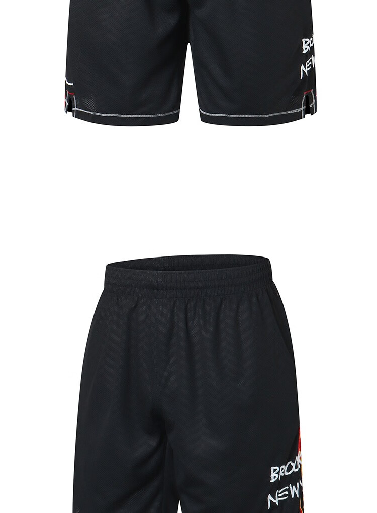 bklyn篮网队篮球裤男短裤2021新款城市版训练球裤夏季速干透气街球