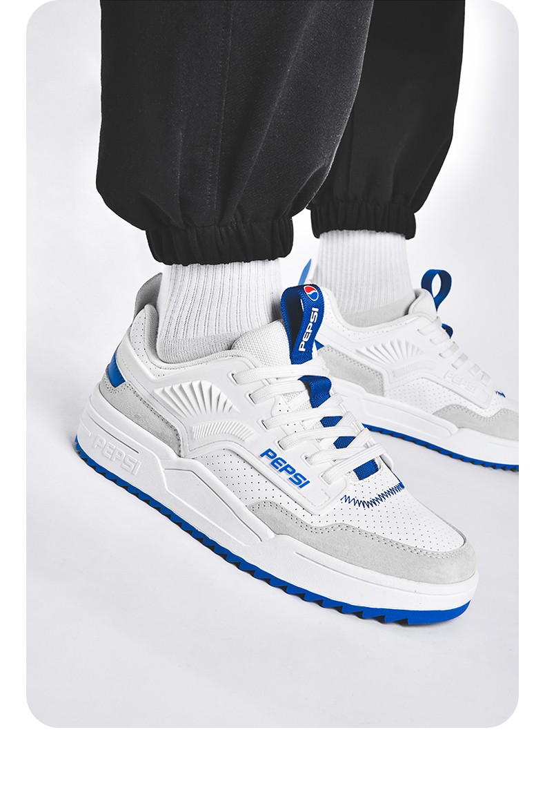 pepsi百事休闲运动鞋男2022春季新款板鞋潮鞋子男士运动休闲滑板鞋