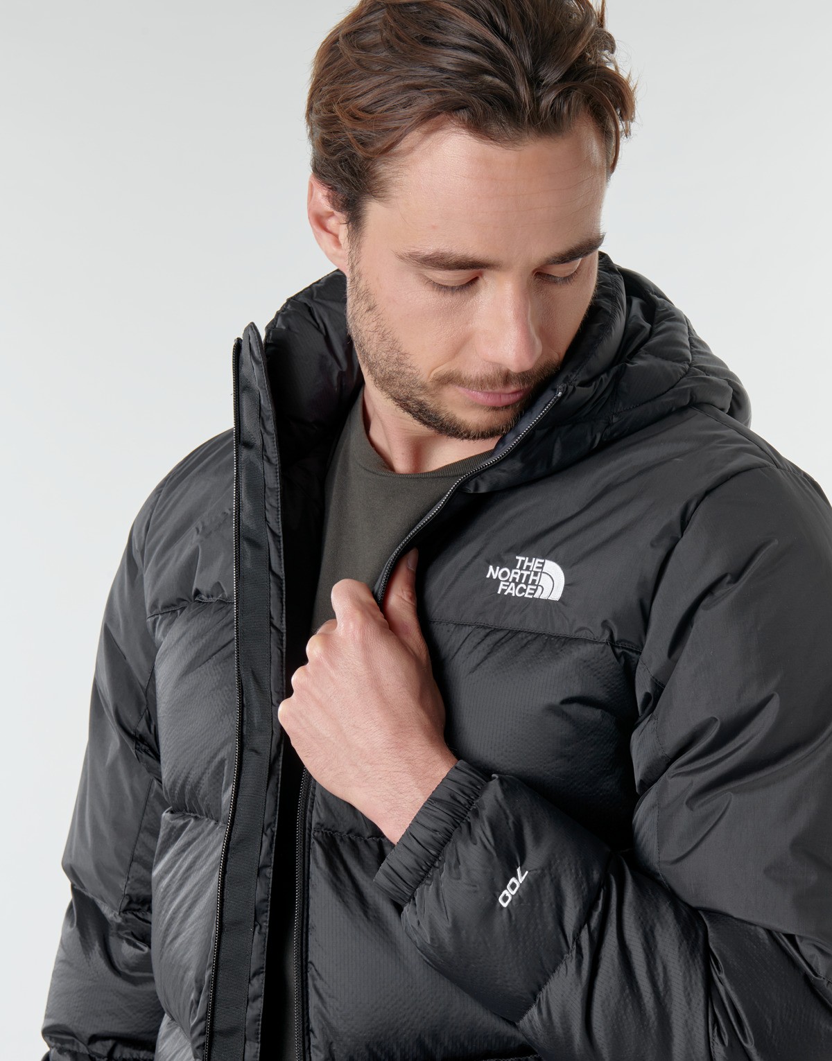 北面(the north face) 男装 时尚百搭短款棉服 黑色冬季4m9lk-x71
