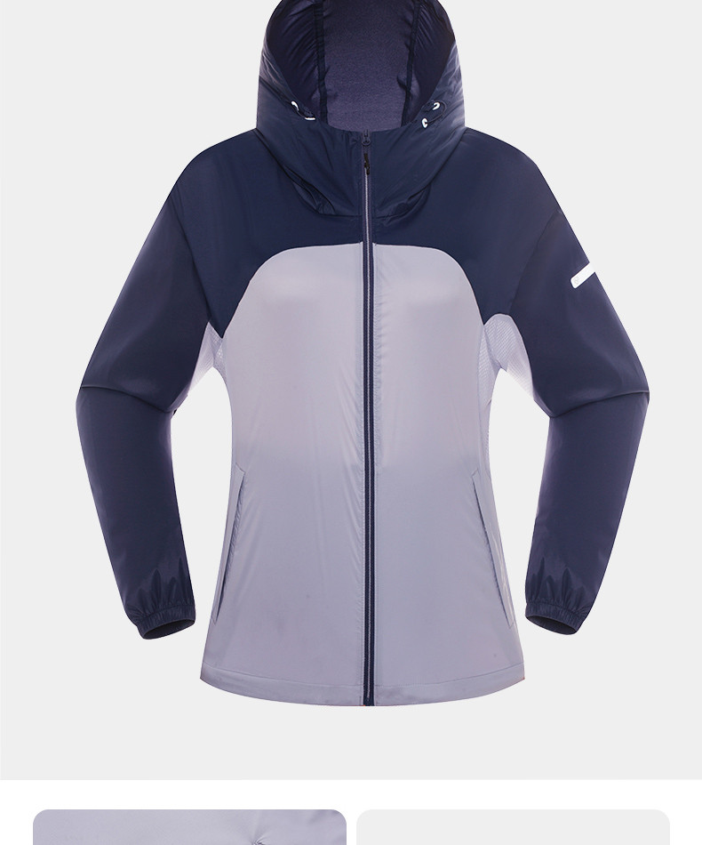 诺诗兰防晒衣女春夏户外防紫外线防泼水宽松版型皮肤衣防晒服外套nk