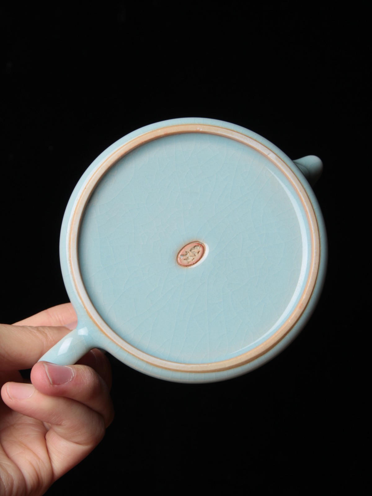 玉松汝瓷中原茶具套装2高端汝窑茶具套装礼盒 天青色【图片 价格 品牌