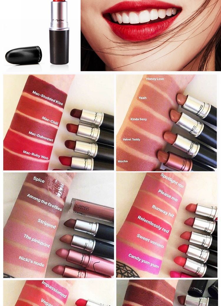 情人节礼物送女友mac魅可子弹头口红唇膏mini版ladydanger18g