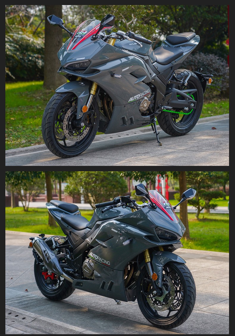 全新蛟龙款摩托车大跑车 国四电喷五本400cc双缸水冷发动机可上牌成人