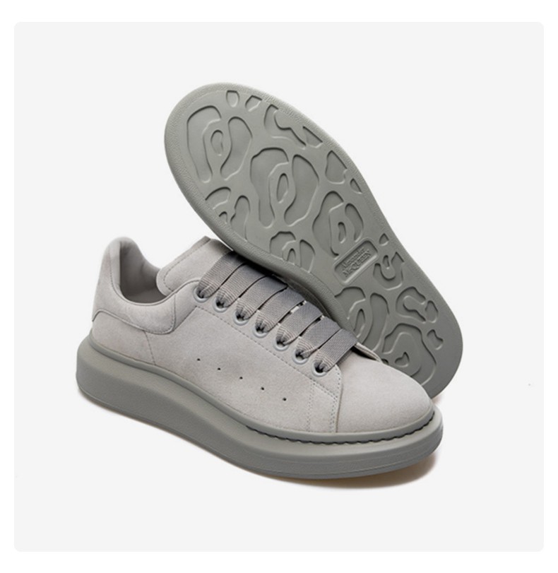 alexander mcqueen 亚历山大·麦昆男鞋系带休闲鞋 553680 白底黑色