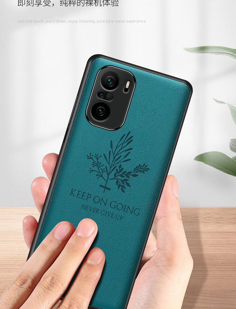 羽唐redmi 红米k40手机壳5g素皮全包简约商务redmi k40 pro保护套防摔