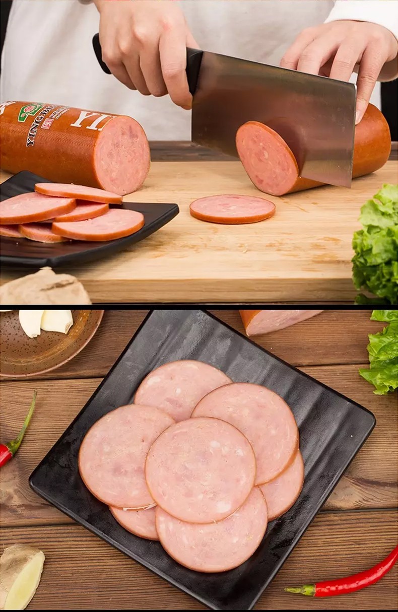 天津特产迎宾二厂老拐头火腿肠约700g每根