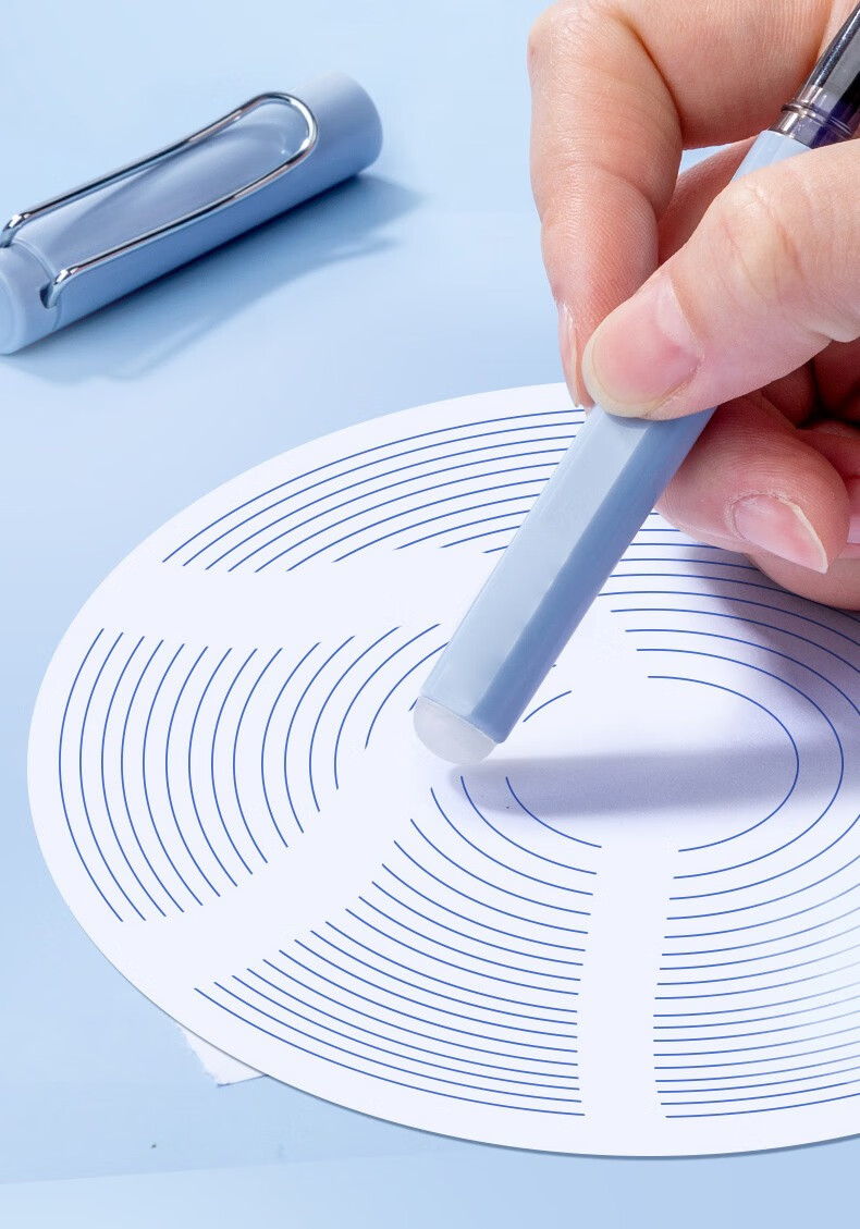 擦钢笔学生用蓝色可擦钢笔可替换墨囊三年级练字正姿魔力擦笔3只钢笔