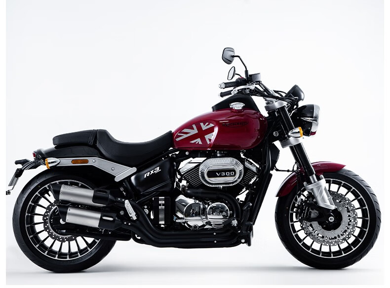 雷卡迪rx3雷克rx7复古摩托车重型巡航机车250cc650cc太子车国四电喷