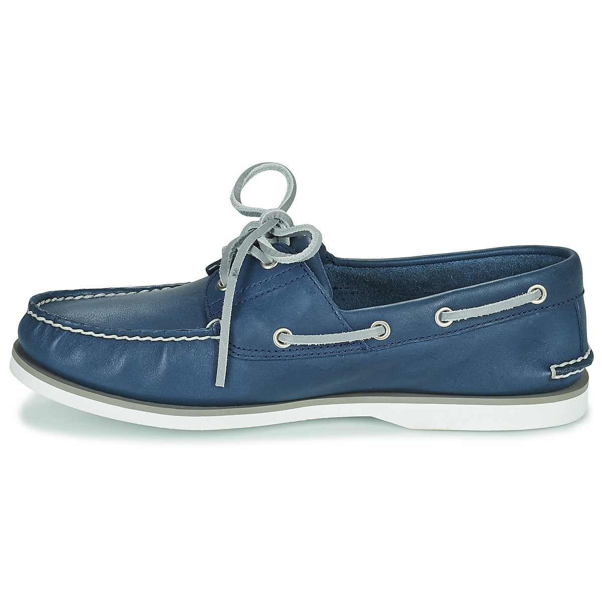 timberland添柏岚男鞋子休闲系带帆船鞋一脚蹬懒人鞋乐福鞋单鞋蓝色