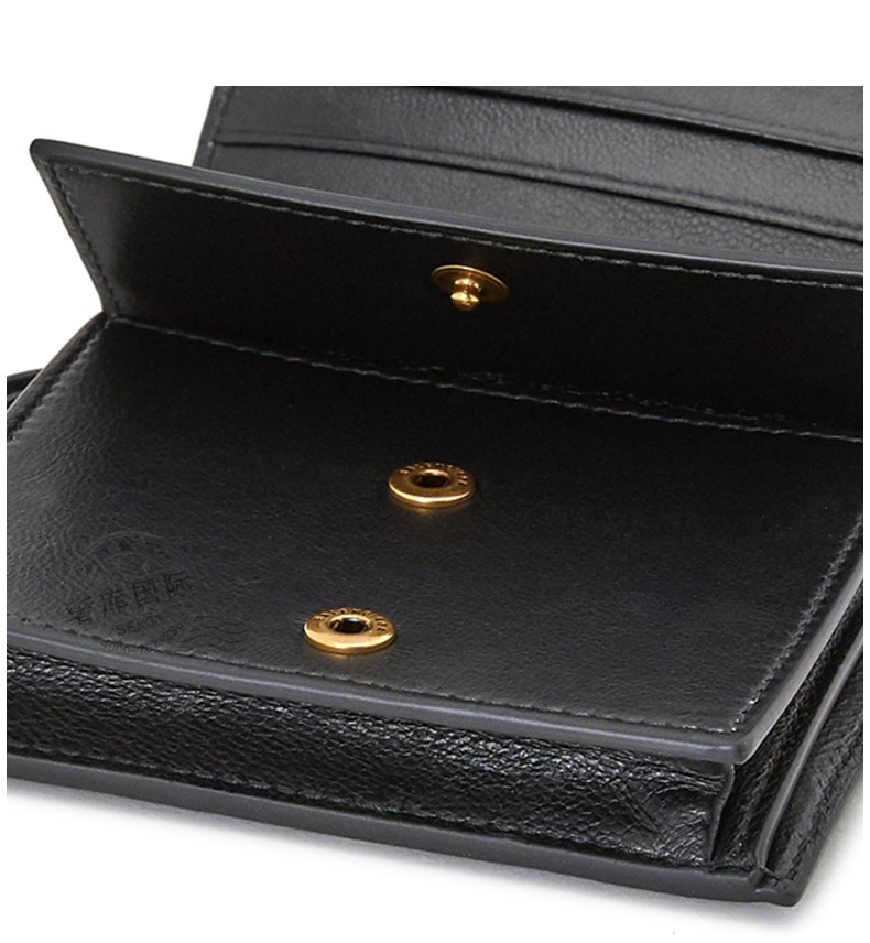 balenciaga巴黎世家女士logo印花牛皮短款折叠钱包640111 15y0i 1000