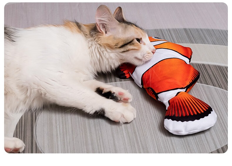 会动的鱼innpig逗猫玩具仿真电动玩具鱼网红抖音同款鱼猫咪逗猫玩具