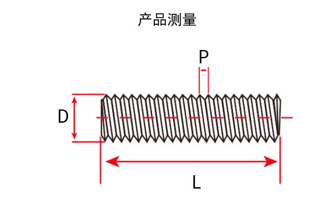 m3m4m5m6m8m10304不锈钢牙棒牙条全螺纹螺丝杆通丝无头罗栓双头螺柱