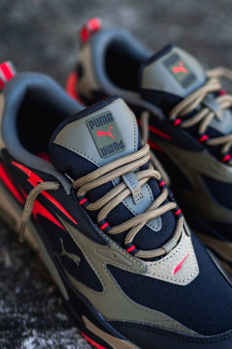 彪马pumarsfasttipoff男士时尚复古拼接缓震运动休闲鞋透气防滑耐磨