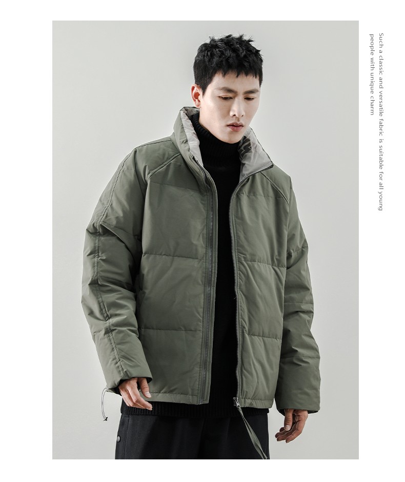 誀川轻薄羽绒服男士新款短款潮牌宽松休闲加厚男装保暖冬季外套男军