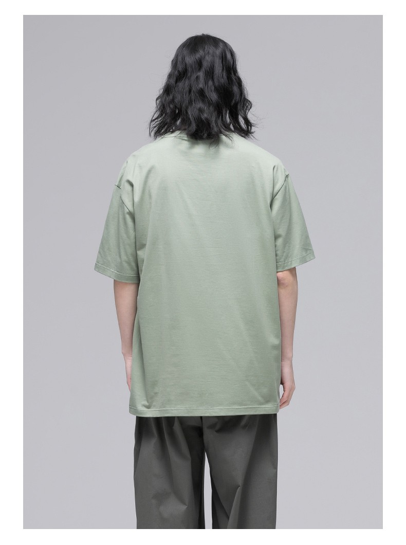 【商场同款】herbel/黑白2021夏季新品圆领印花短袖t恤21e115224 白色