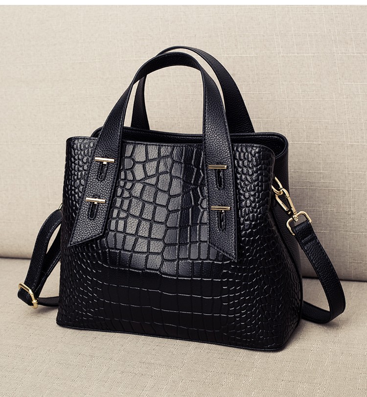 vuniqson品牌皮包女真皮手提包女式水桶包新款潮百搭高级感牛皮女单肩