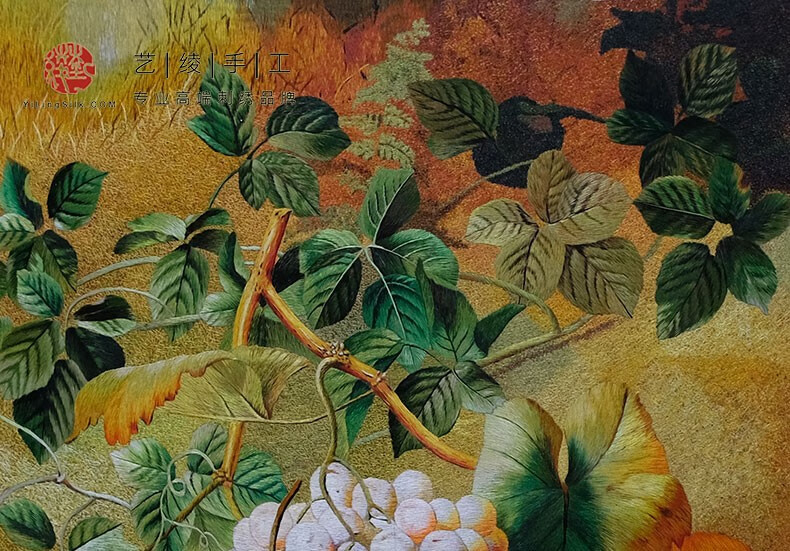 艺绫手工刺绣欧式苏绣油画装饰挂画会所酒店走道挂画成品绣画别墅客厅