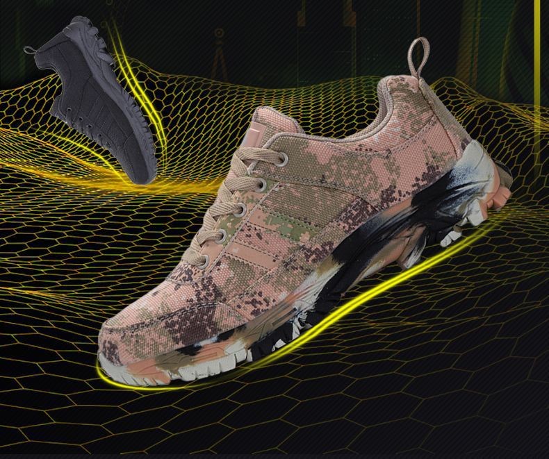 际华迷彩鞋星空作训鞋户外低帮体能训练鞋耐磨徒步鞋解放鞋跑步鞋防滑