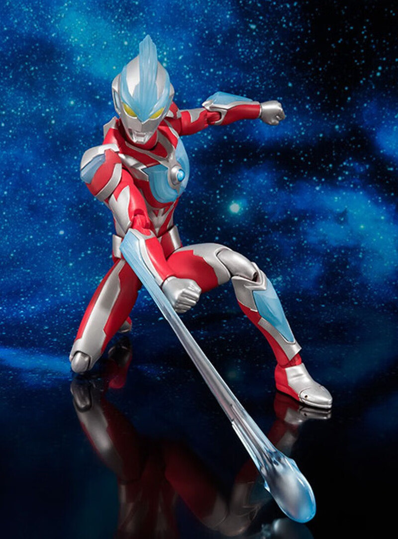 银河维克特利金迦奥特曼关节超可动发光闪耀迪迦shf 人偶模型手办儿童